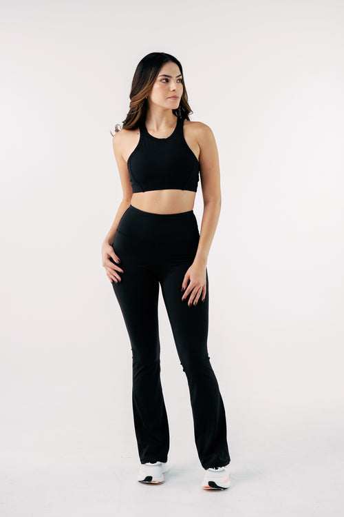 Luxe Aura Flared Leggings