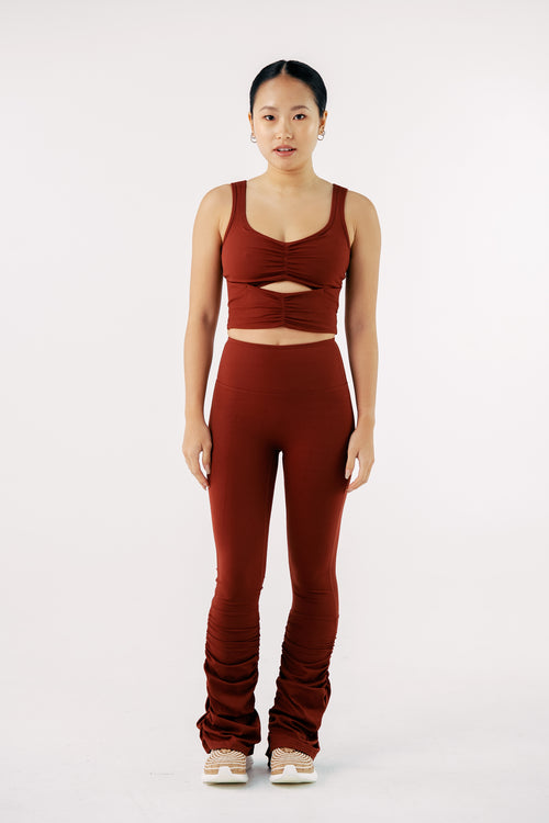 Luxe Ruffled Leggings